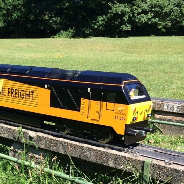 Picture of a modern model locomotive. Click here to learn more about the Society's activities.